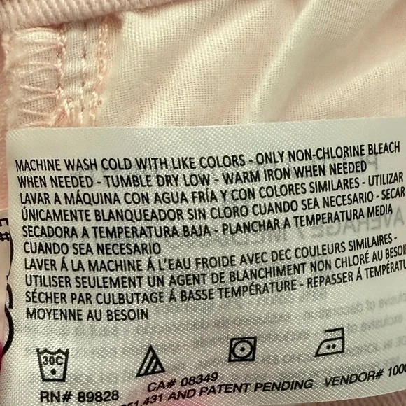 NWT Womens Sz 16P Gloria Vanderbilt Amanda  High Rise Straight Leg Pink Jeans - Picture 11 of 11